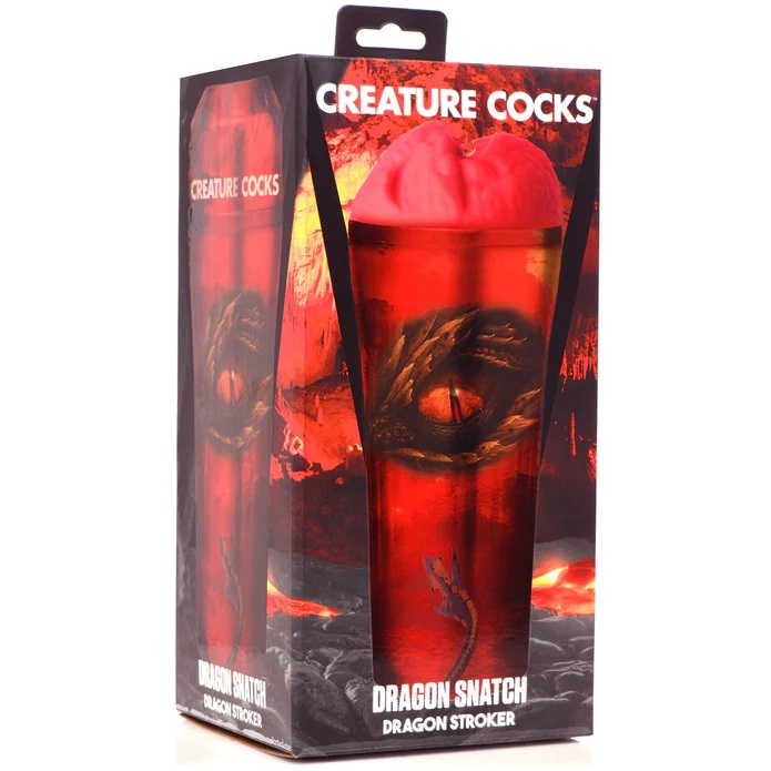 Are you ready to be ravaged by fire-breathing dragons? This ... Creature Cocks - Dragon Snatch Stroker photo-12