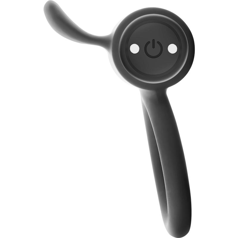 Here comes an especially sugary treat for your best friend! ... Black&Silver - Cameron Vibro Ring - Black photo-3