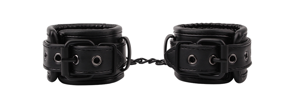 Chisa - Deluxe Wrist Restraint Cuffs - Black photo-4