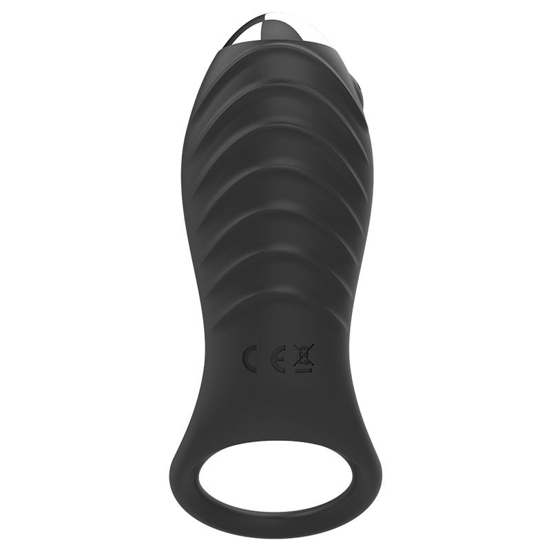 Conceived to fill and sublimate the pleasure of the couple. ... Brilly Glam - Alan Vibro Ring - Black photo-6