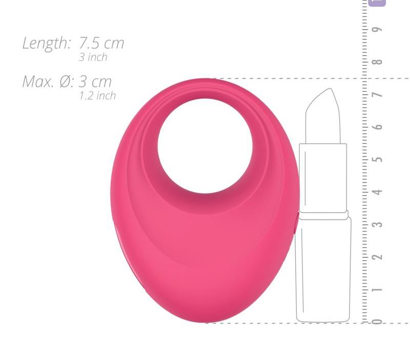 Improve your sexual performance and satisfaction with this v... Easytoys - Leo APP EasyConnect Vibro Ring - Pink photo-11