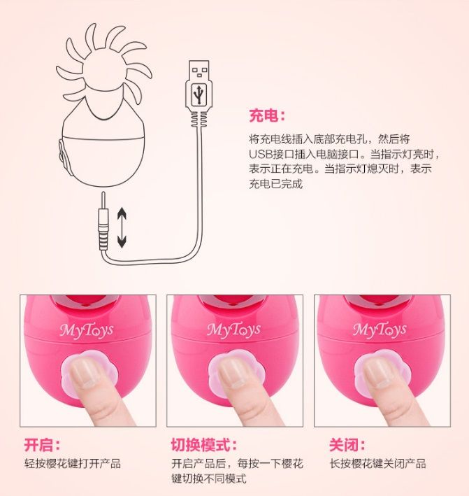 Fantastic for oral pleasure wherever you go in the world - s... MyToys - Kiss Clitoral Stimulator - Hot Pink photo-11