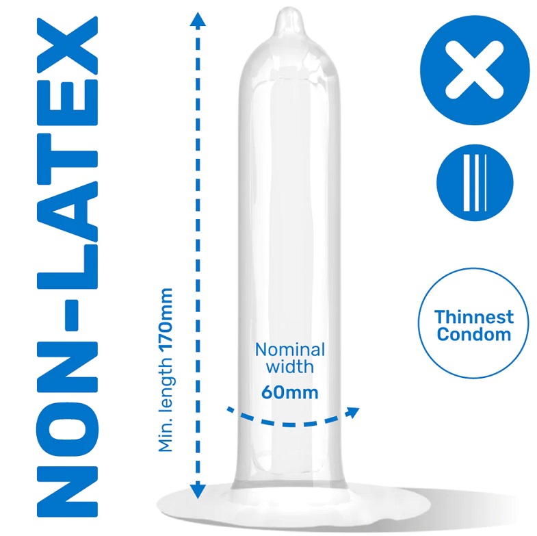 Pasante - Unique Latexfree Condoms 3's Pack photo-3