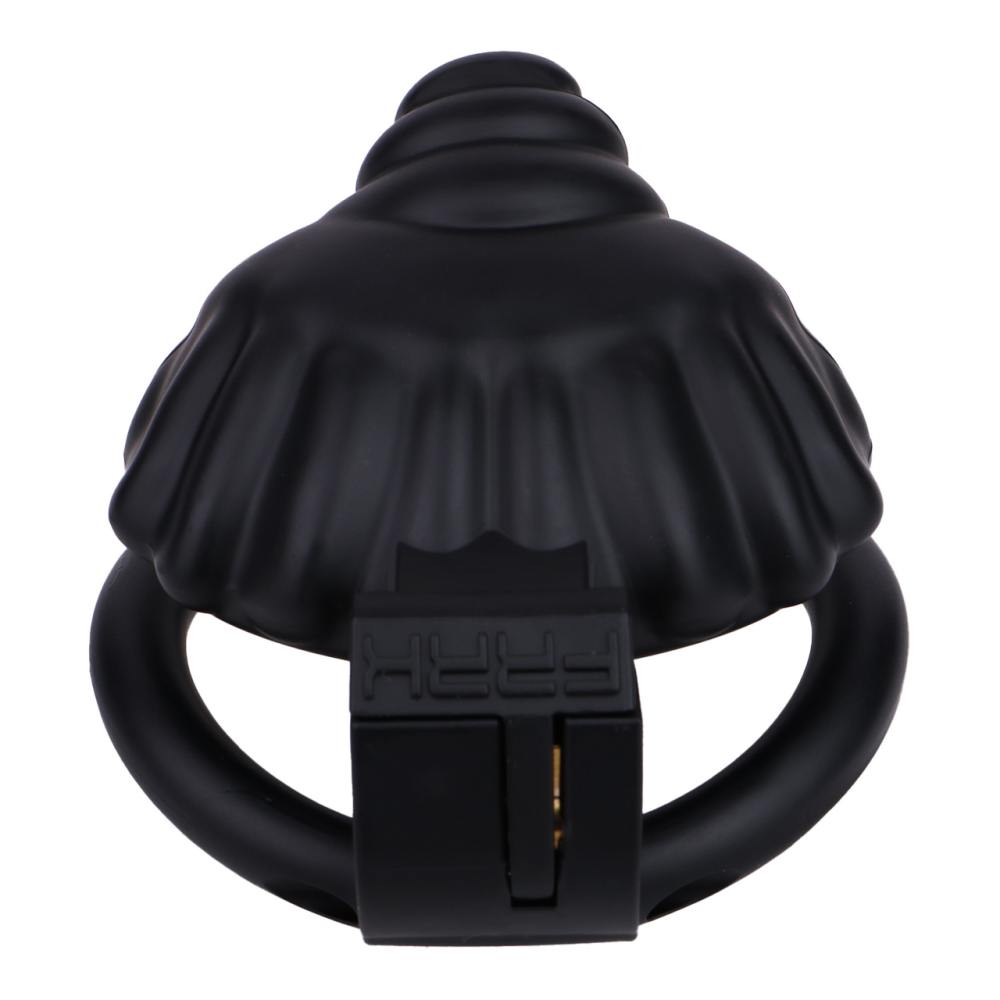Material: Resin
Cage high: 31mm
Cage length: 47mm &nb... FAAK - Shell Resin Chastity Cage - Black photo-12