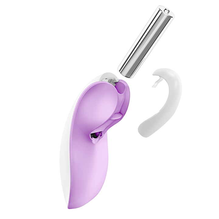 ovo T1 is made of 100% body safe material, with silky sm... Ovo - T1 Massager - White/Pink photo-3