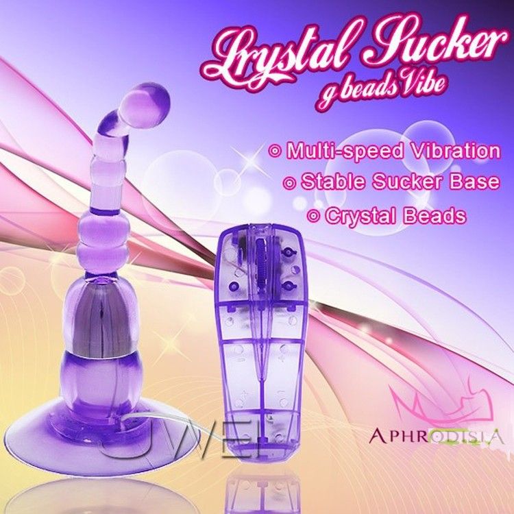 Aphrodisia - Crystal Sucker Beads G Vibe - Purple photo-7