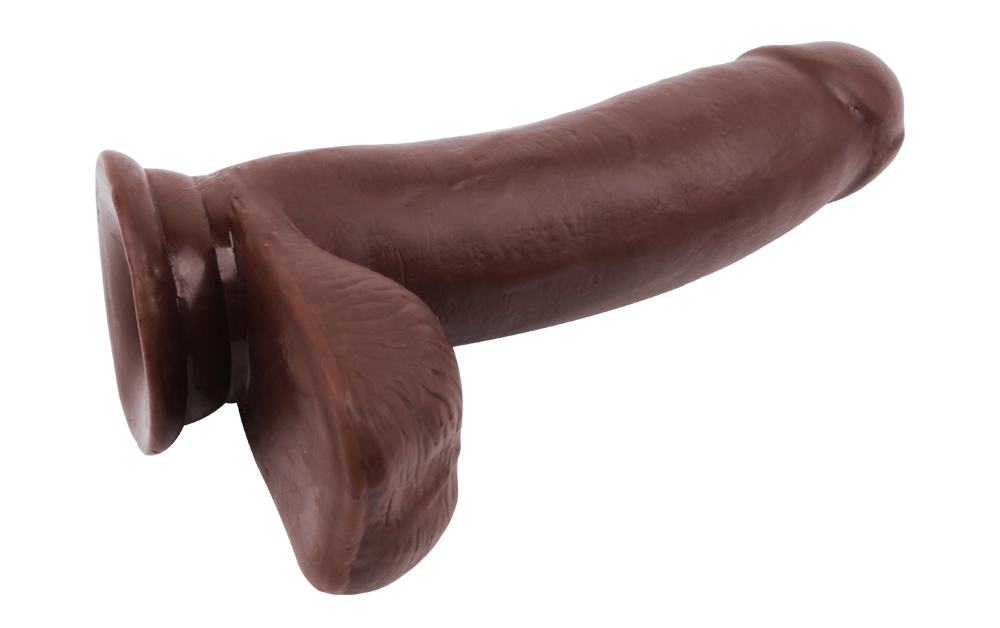 Anti-bacterial, Better than real, Flexible Spine, Dual Densi... Chisa - Sex Lure Dildo - Brown photo-4
