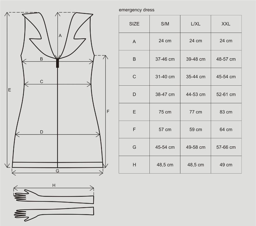 Here it is! With this costume you will always feel great! Gi... Obsessive - Emergency dress - S/M photo-6