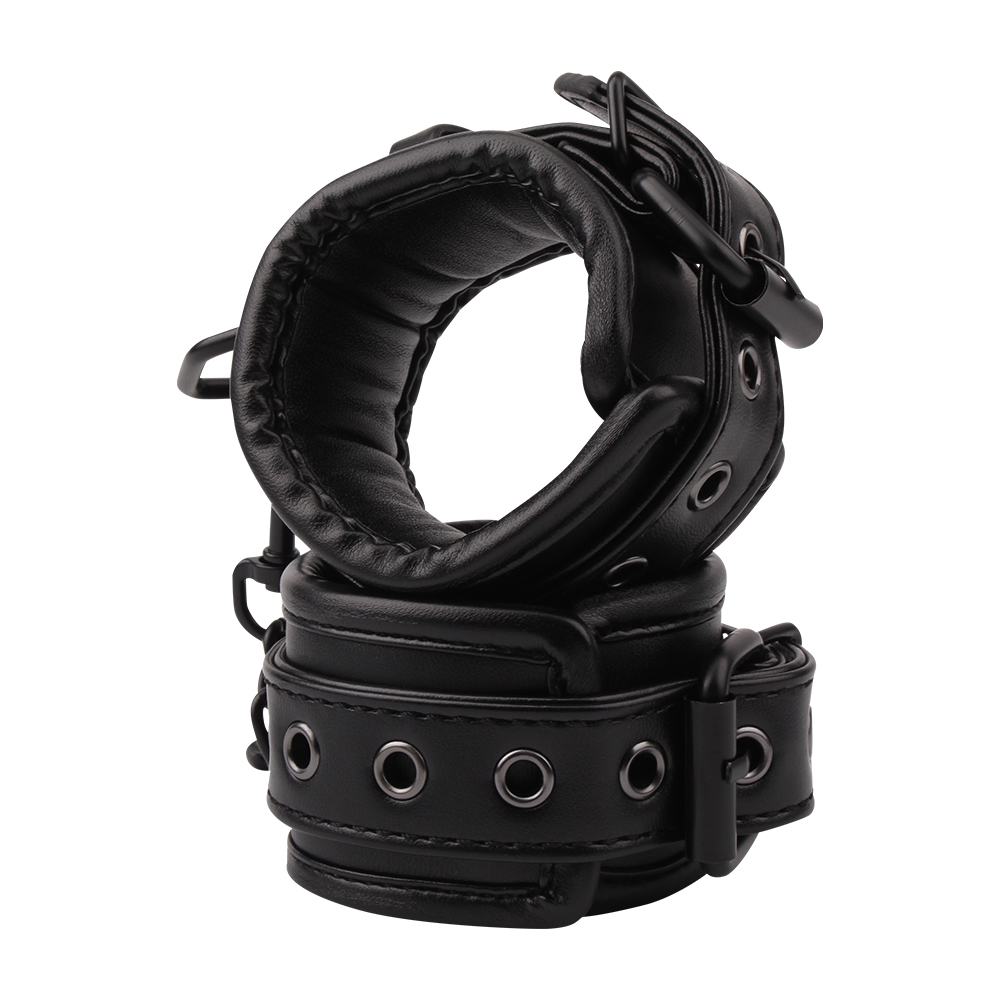 Chisa - Deluxe Wrist Restraint Cuffs - Black photo-2