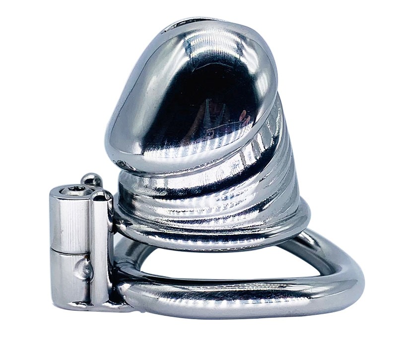 Cage high: 50mm &nb... FAAK - Chastity Cage 106 45mm - Silver photo-3