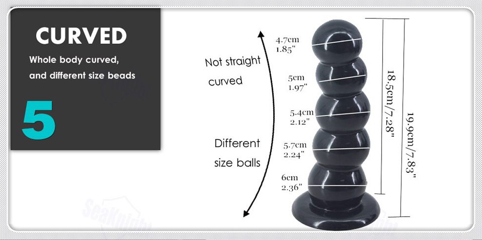 Flexible beads anal plug with suction cup
Material: PVC
Si... FAAK - Beads Anal Plug - Black photo-15