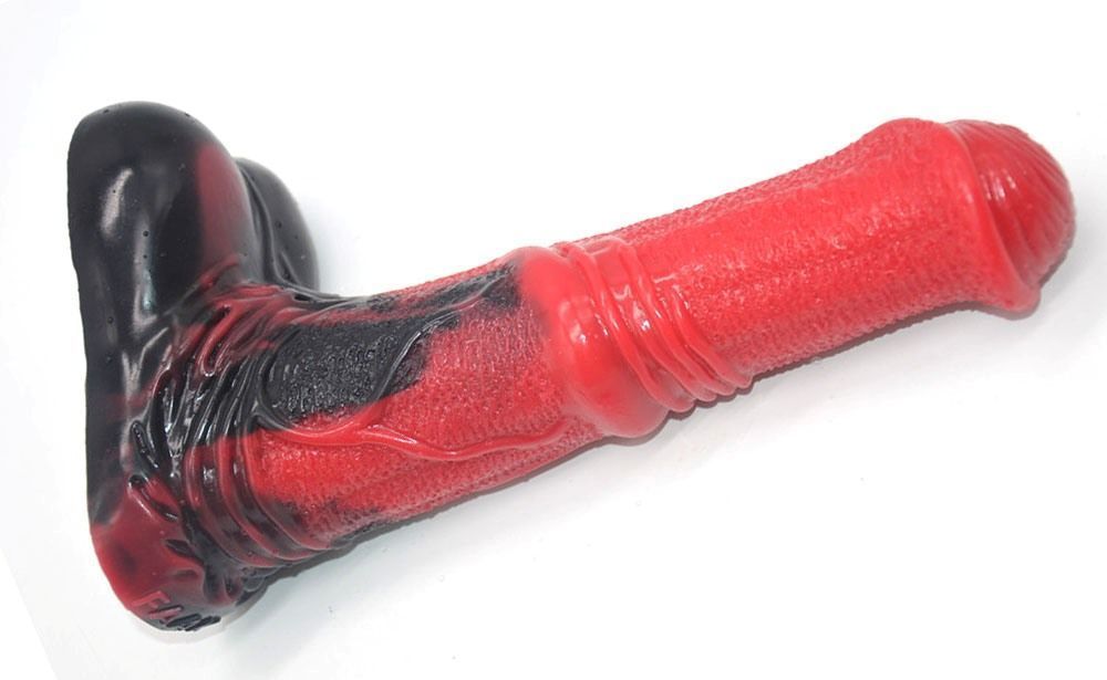 Huge horse dildo &n... FAAK - Horse Dildo - Red/Black photo-12