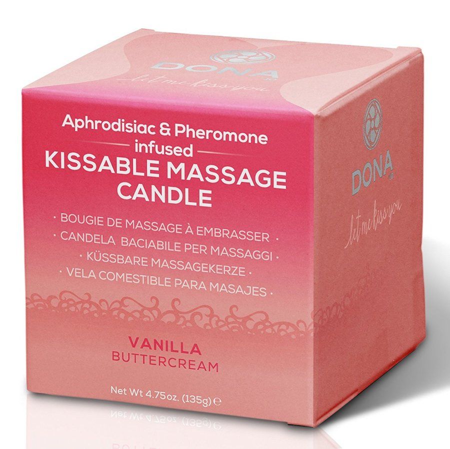 Dona - Kissable Soy Massage Candle Vanilla Buttercream - 135g photo-3