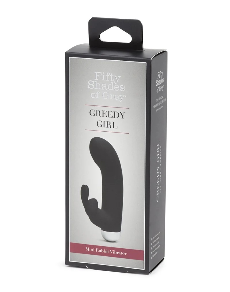 Fifty Shades of Grey - Greedy Girl Mini Rabbit Vibrator - Black photo-7