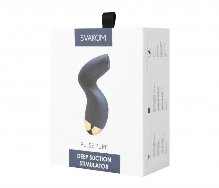 SVAKOM - Pulse Pure 陰蒂吸啜器 - 深藍色 照片-8