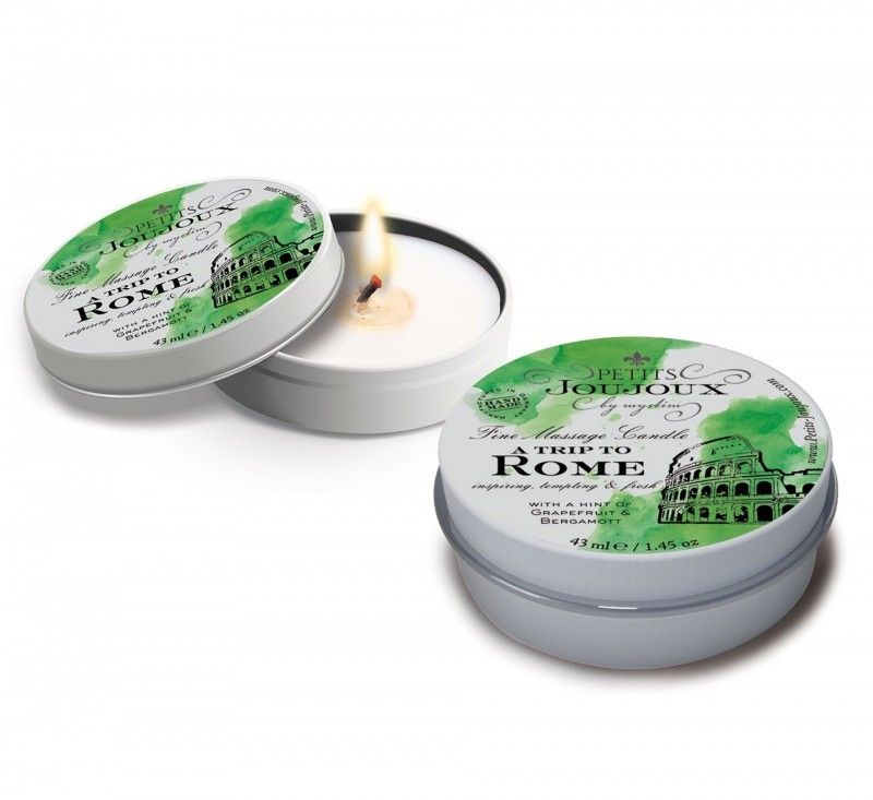 After the fragrant candle has been lighted its wax is meltin... Petits Joujoux - Candle Rome Refill Grapefruit - 43ml photo-2