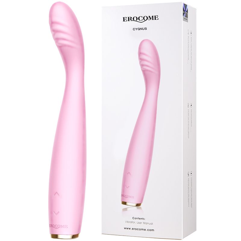 Textured Tip for Precise G-spot Stimulation - Erocome Cygnus... Erocome - Cygnus - Pink photo-10