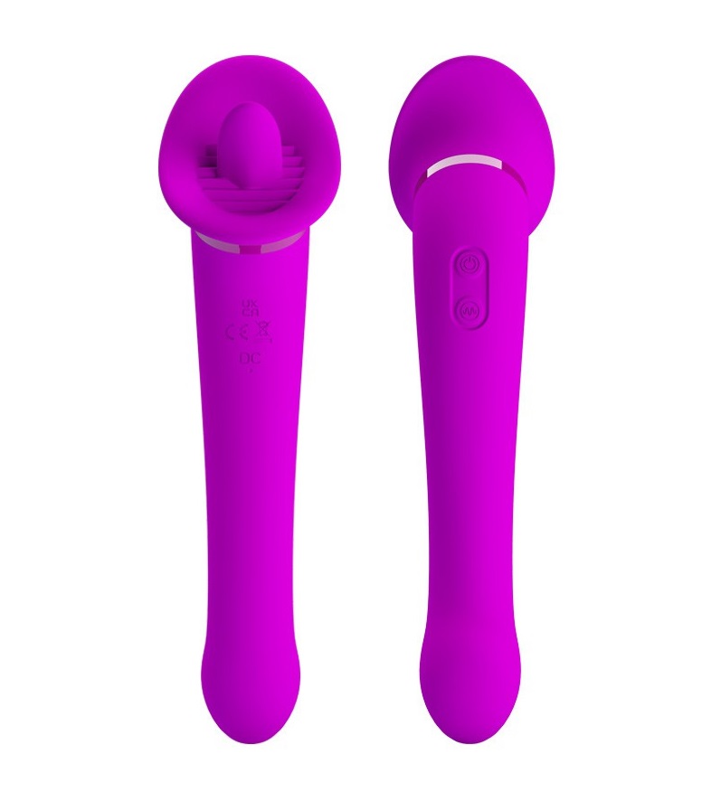 This vibrator and oral sex stimulator provides the user with... Pretty Love - Oral Sex Stimulator Faust - Pink photo-5