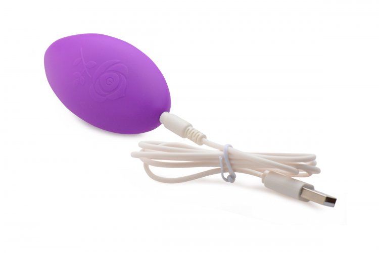 Tease yourself or your partner with a set of vibrating panti... Frisky - Naughty Knickers Vibrating Panty w/ Remote Control - Purple photo-5