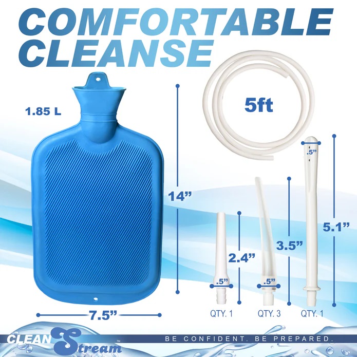 Cleanse your derriere the easy way with this Deluxe Shower E... CleanStream - Deluxe Shower Enema Kit photo-12
