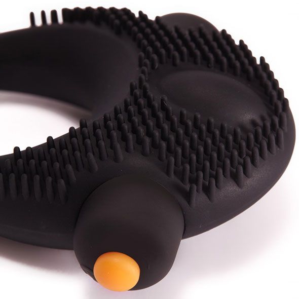 Use the Vibrating Cock Ring to increase stimulation for both... Pornhub - Vibrating Cock Ring - Black photo-3