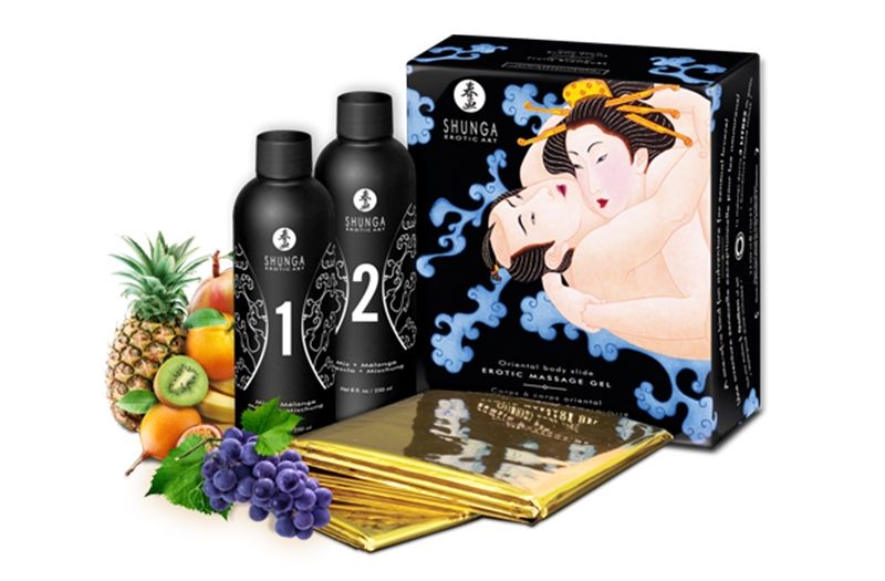 This oriental body-to-body massage is an intensely sensual a... Shunga - Body-2-Body Oriental Gel Set Exotic photo-10