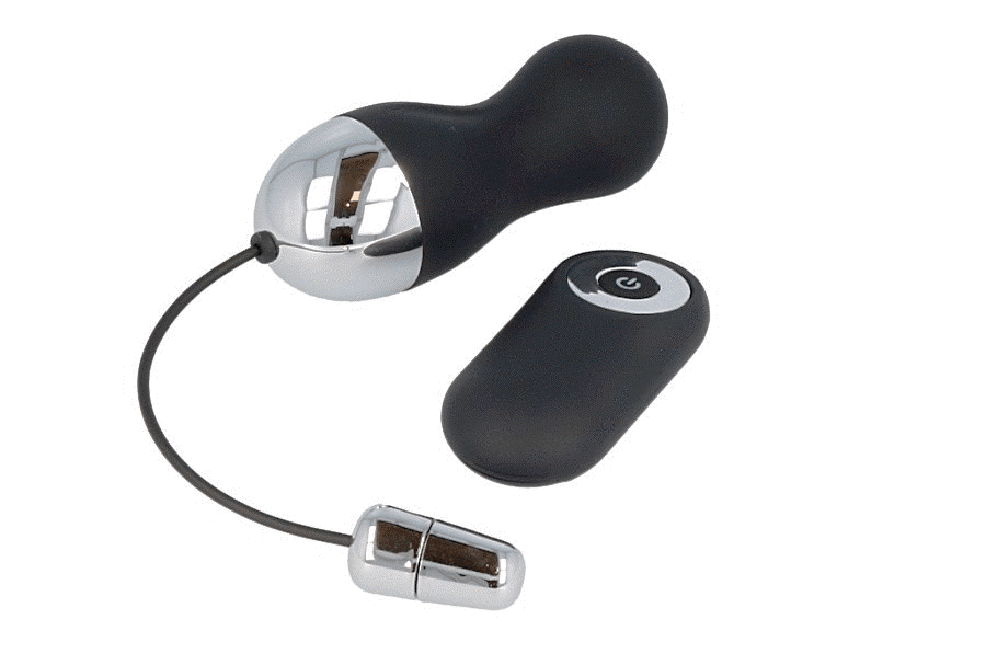 Innovative vibration system with an elegant design inspired ... Brilly Glam - Ian Vibro Balls - Black photo-3