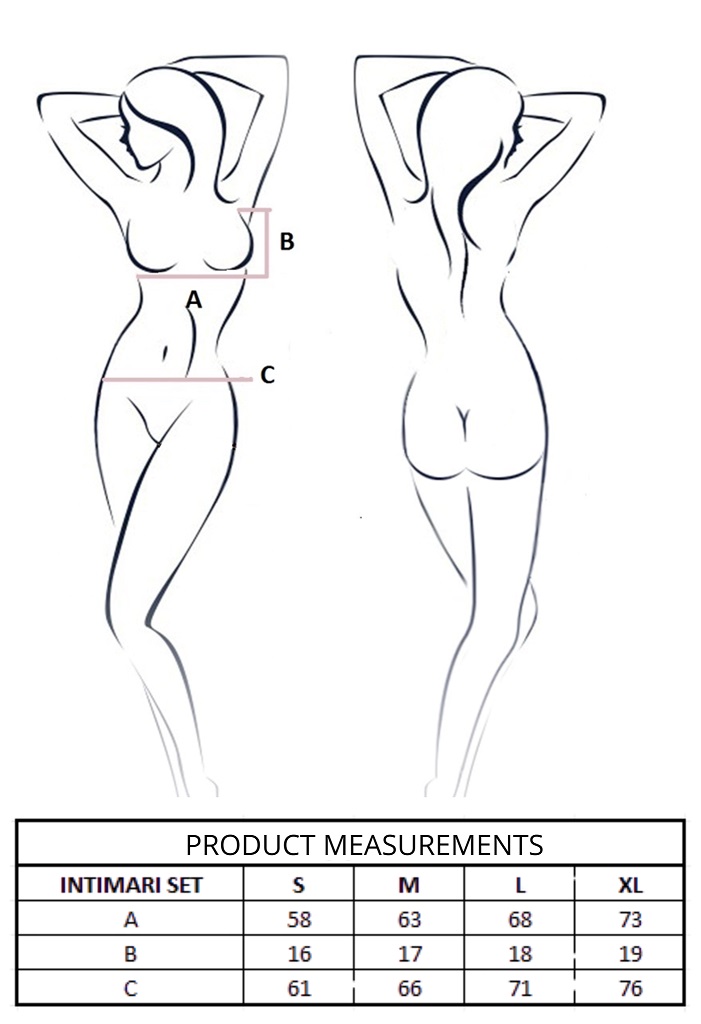 Passion - Intimari Set - Black - L photo-6