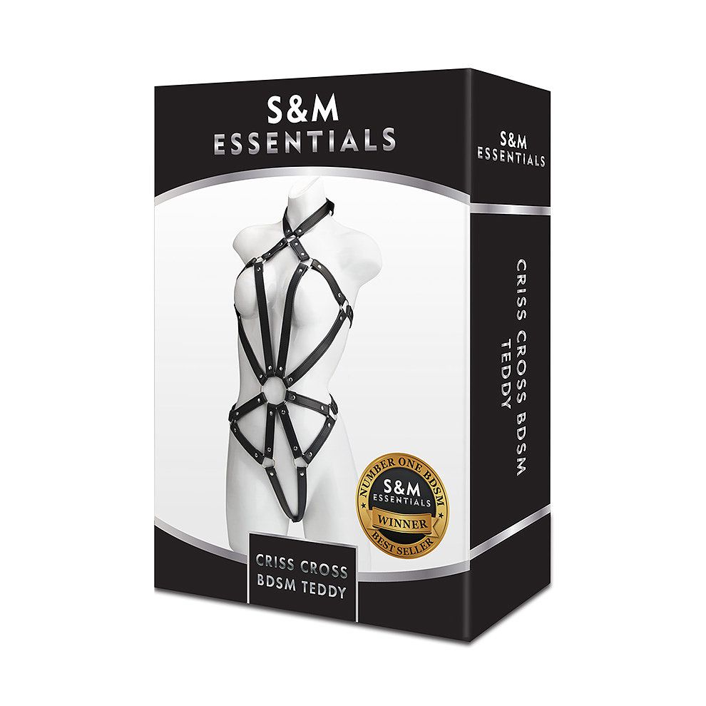 American brand S&M Essentials launches a series of bdsm prod... S&M - Criss Cross Bdsm Teddy photo-3