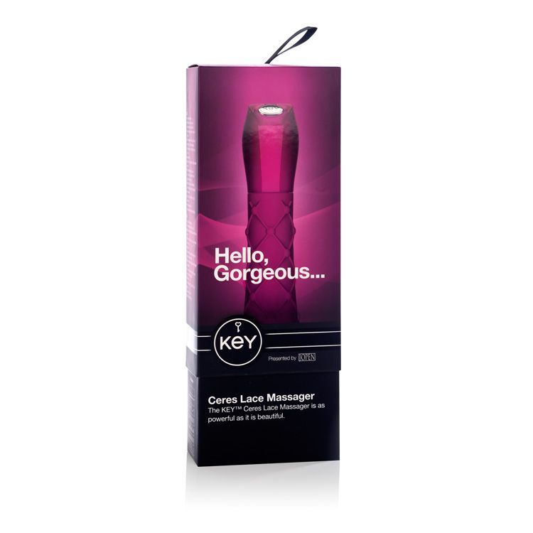 With 7 intense patterns for the ultimate in stimulation, Key... Key - Ceres Lace Vibe – Pink photo-12