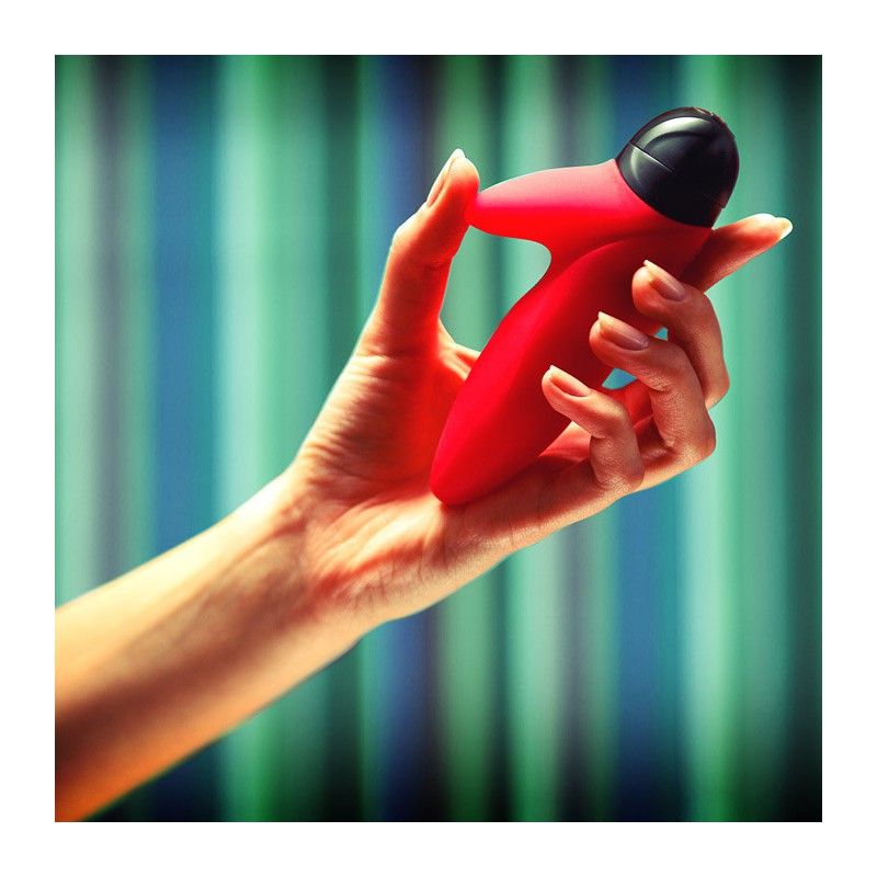 Compact double stimulation: clitoral and vaginal. Easy to in... Fun Factory - Vibe Flash - Red photo-6