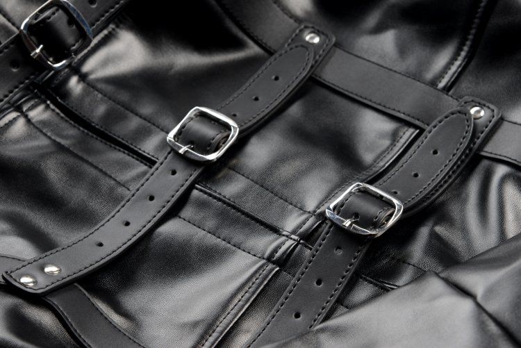 Completely restrain your sub to have your way with them! Thi... Strict - Straight Jacket - Medium - Black photo-4