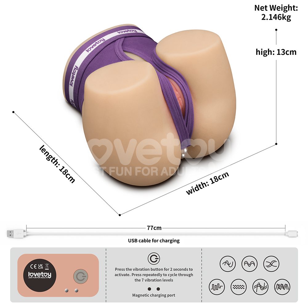 Introducing our exquisitely designed pleasure tool, the Stre... Lovetoy - Streetgirl #17 Sensation Pulse Masturbator 2.14kg - Flesh photo-13