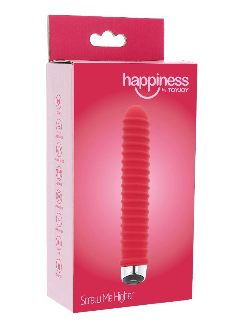 Experience the intimate delight and naughty joy of the Screw... ToyJoy - Screw Me Higher Vibe - Red photo-3