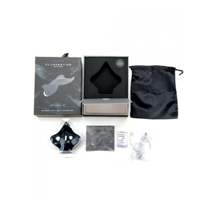 Fully rechargeable and waterproof, the MIMIC was crafted wit... Mimic - Handheld Massagers - Black photo-7