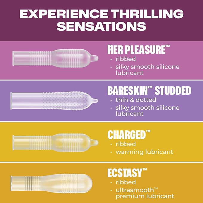 Trojan - Pleasure Assorted Condoms 12's Pack photo-2