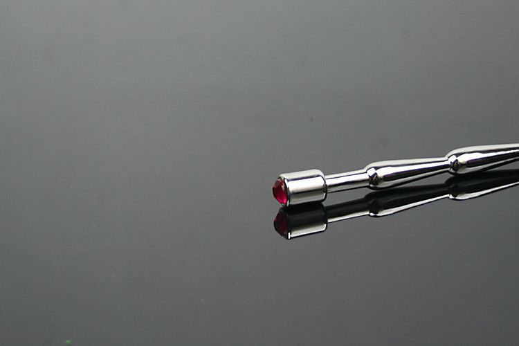 XFBDSM - Stainless Steel Anal Plug - Silver/Pink photo-3