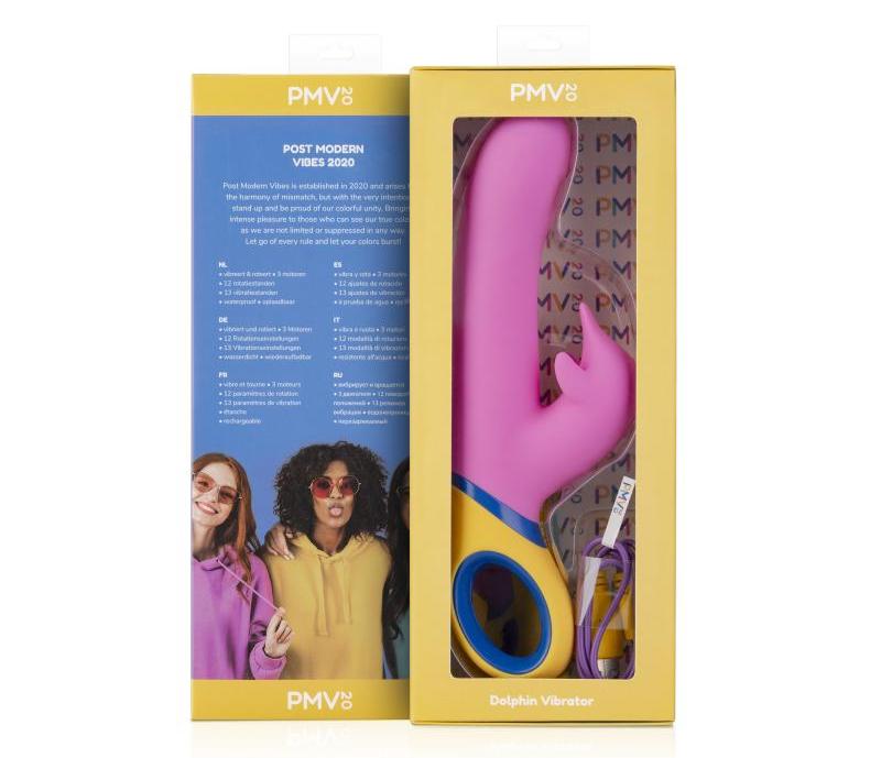 Copy is a colourful addition to the dolphin vibrator collect... PMV20 - Copy Dolphin Vibrator - Pink photo-9