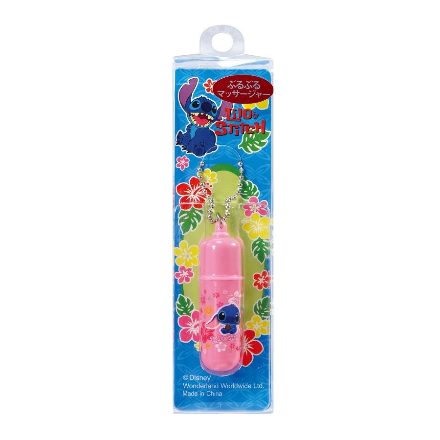 It is a mascot size massager with world popular character St... NPG - Stitch Vibrator - Pink photo-7