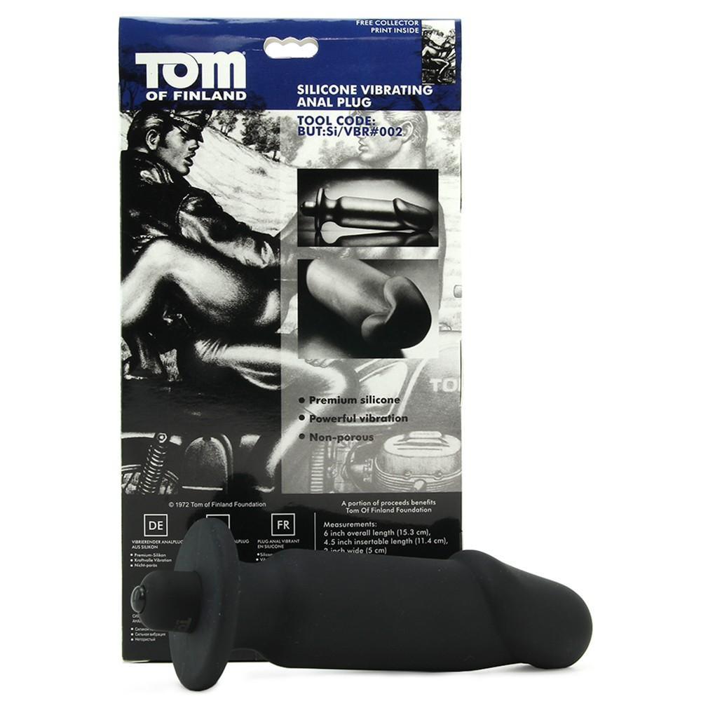 This semi-phallic silicone vibe is made of premium materials... TOF - Silicone Vibrating Anal Plug photo-9