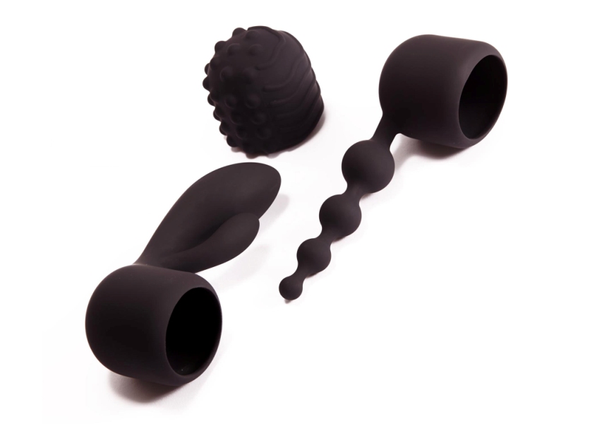 The Climax Rechargable Wand Set is a pleasure powerhouse tha... Pornhub - Climax Rechargable Wand Set - Black photo-5