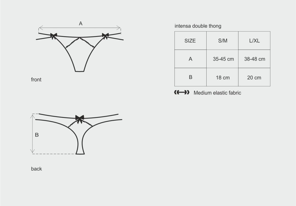 They encourage to the play. They tempt and seduce - and you ... Obsessive - Intensa Double Thong - Black - L/XL photo-7