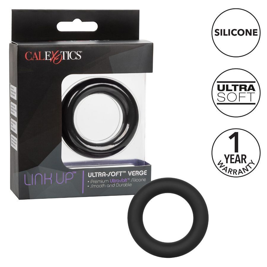 From bashful beginners to erotic experts, the Link Up Ultra-... CEN - Link Up Ultra-Soft Verge Ring - Black photo-6