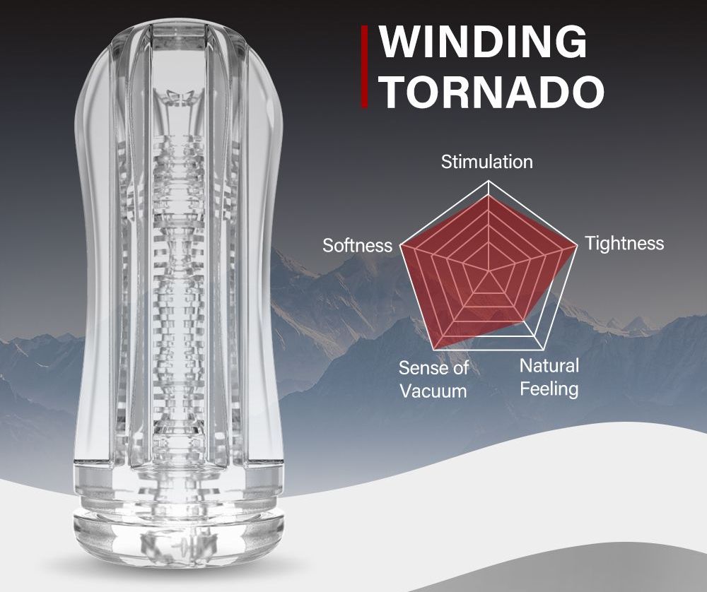 This is the pleasure of trying to explore new things, and ge... Drywell - Tornado Masturbator - Clear photo-2