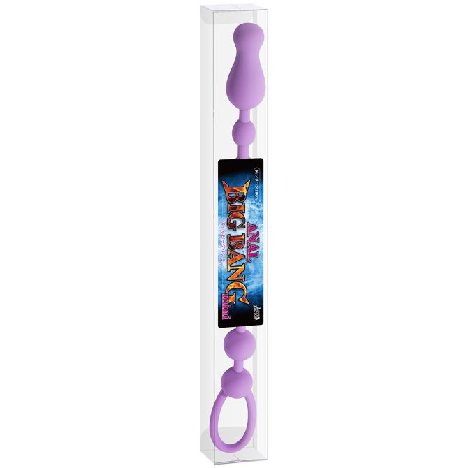 It is an anal bead with a handle with 10 beads in a safe and... A-One - Anal Big Bang Mini - Purple photo-5