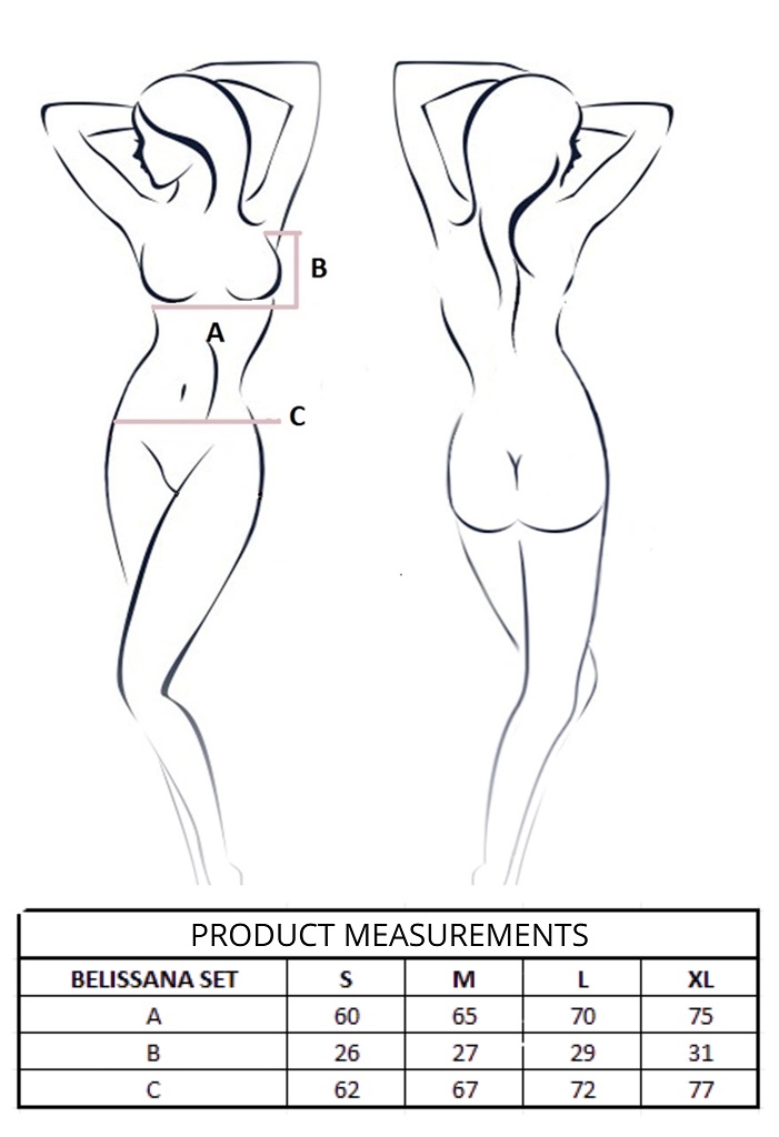 Passion - Belissana Set - Black - XL photo-8