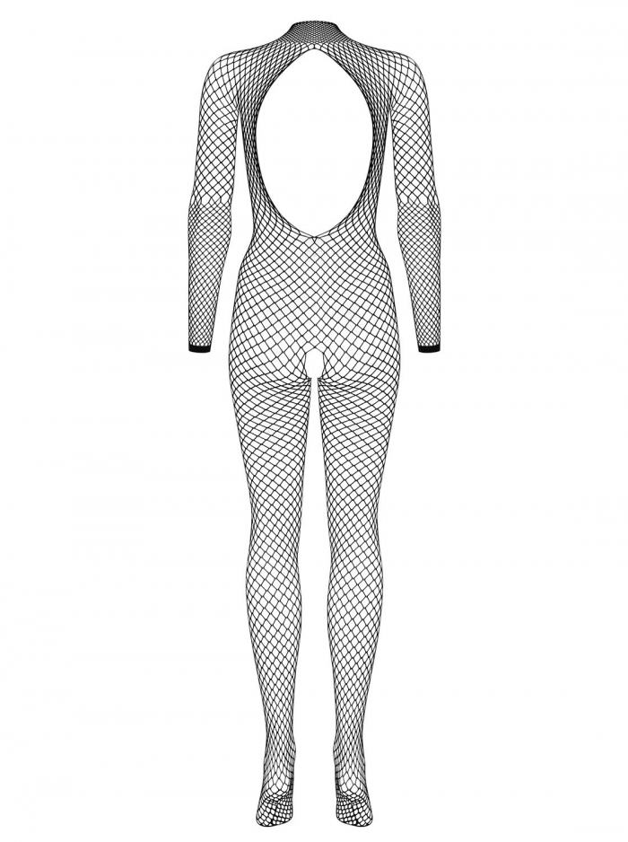 We have something sensual and classy for you! You asked for ... Obsessive - Bodystocking N121 - Black - XL/XXL photo-7