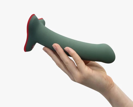 Magnum is a dildo for lovers that favor bigger dimensions. W... Fun Factory - Magnum Dildo - Wild Olive photo-2