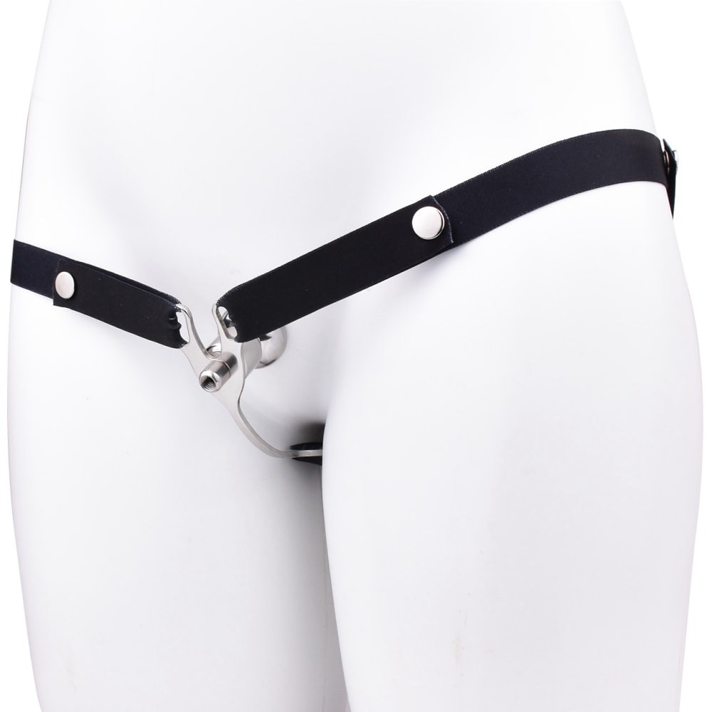 FAAK - Sissy Chastity Belt - Black photo-4