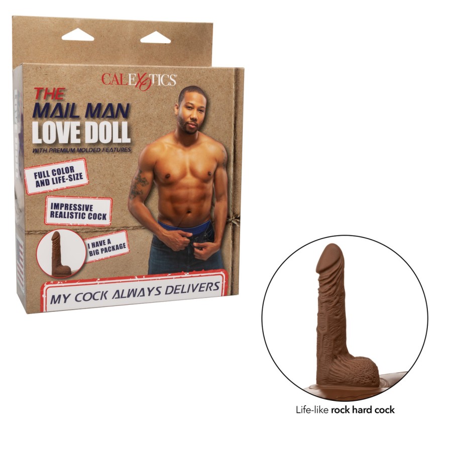 The Mail Man Love Doll is ready to deliver a package you'... CEN - The Mail Man Love Doll - Brown photo-3